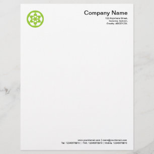 En-tête De Lettre Symbole du cercle de culture - Martian Green