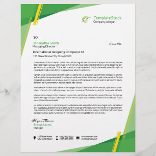 En-tête De Lettre Tête de lettre minimale