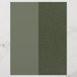 En-tête De Lettre Tête de lettre verte Moss moderne avec panneau de