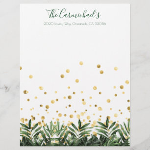 En-tête De Lettre Vacances de collection de bûcheron stationnaires