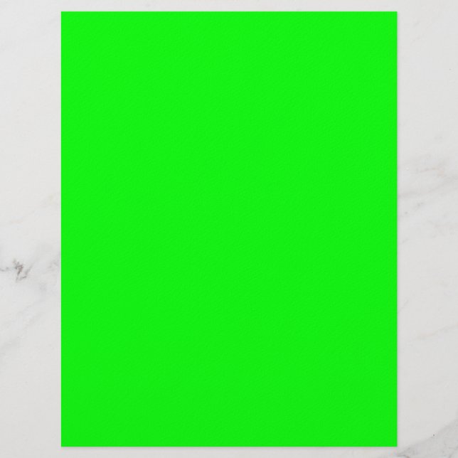En-tête De Lettre Vert vif (Devant)