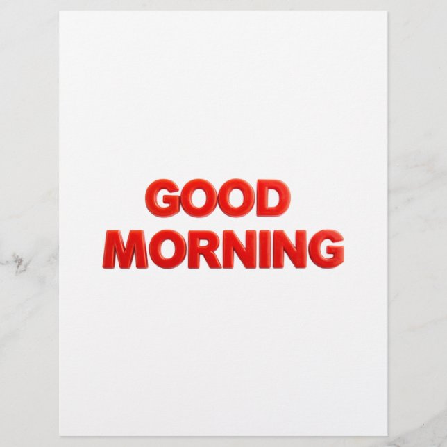 En-tête De Lettre Vibes de bon matin (Devant)