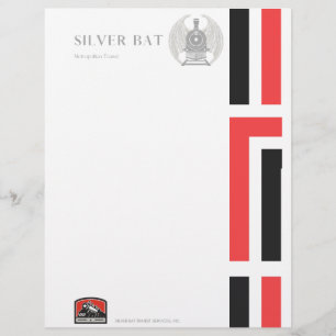 En-tête De Lettre Vintage letterhead, train stationary