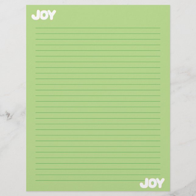 En-tête de mot joyeux (Devant)