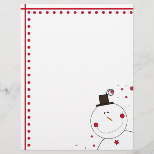 En-tête de Noël Snowman