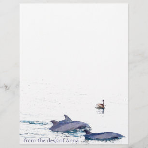 En-tête des dauphins de verdure