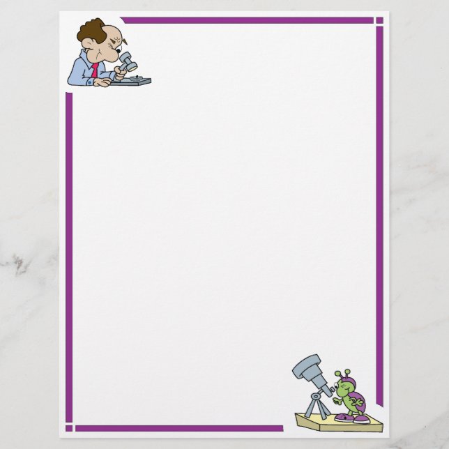 En-tête des scientifiques amusants (Devant)