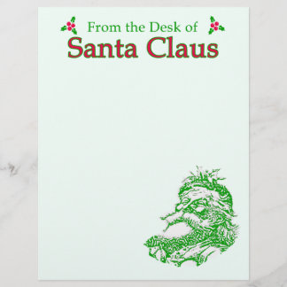 En-tête du bureau du Père Noël