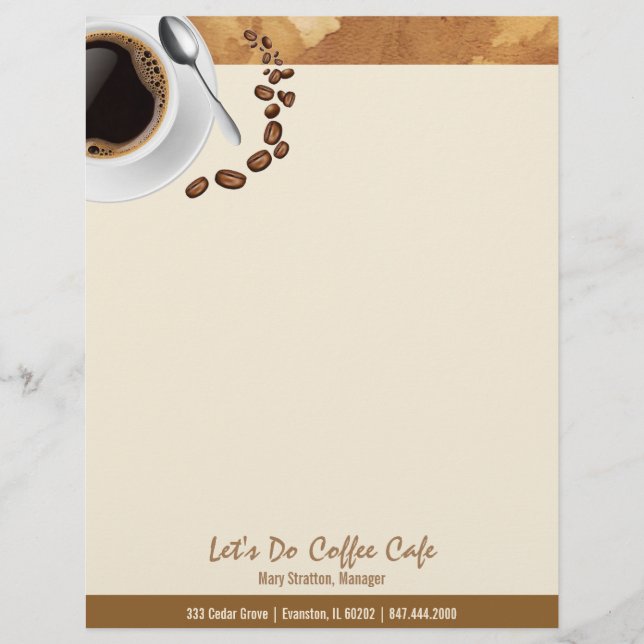 en-tête du café (Devant)