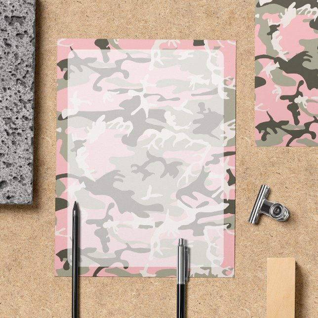 En-tête du camouflage rose et vert (Créateur téléchargé)
