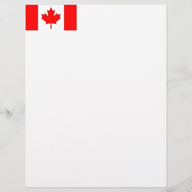 En-tête du drapeau du Canada (Devant)