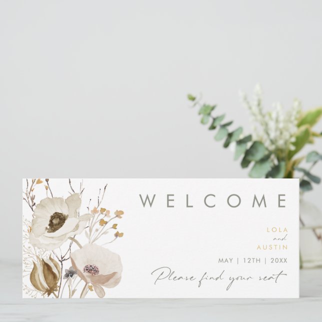 En-tête du graphique de sièges de Fleur sauvage (Debout devant)