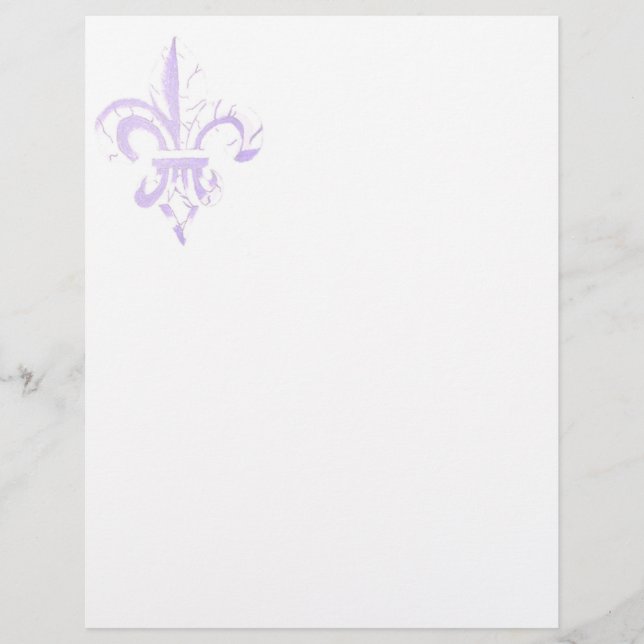 En-tête Fleur De Lis (Devant)