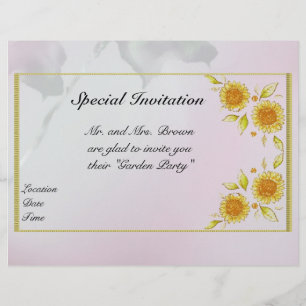 En-tête Floral