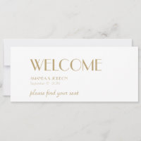 En-tête minimaliste Gold Modern Deco