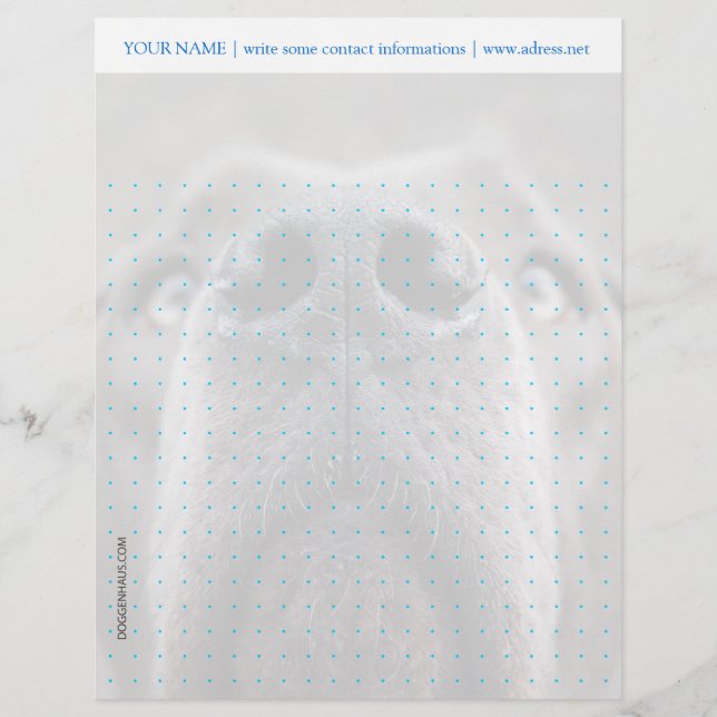 En-tête papier à points (Devant)