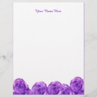 En-tête personnalisé Rose violet