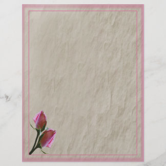 En-tête rose Roses