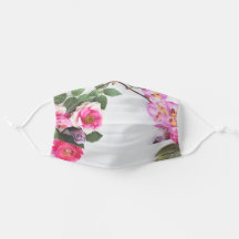 Masque de la face des fleurs de printemps