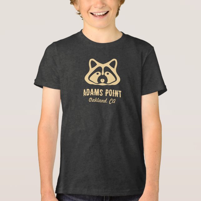 En Tri-matière Adams Point Raccoon T-Shirt (Recto)