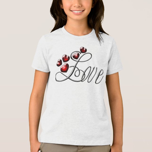 En Tri-matière Amour - Saint Valentin-31494 T-shirt (Recto)