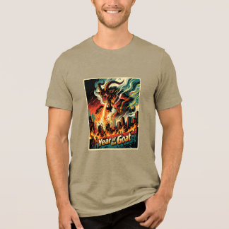 En Tri-matière Année de la Chèvre de Feu 2027 La Chèvre T-Shirt