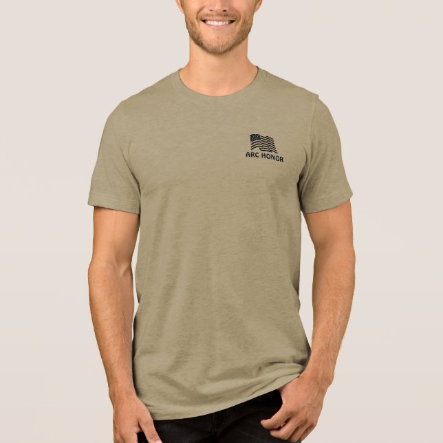 En Tri-matière ARC Honor World Tour T-Shirt Drapeau (Recto)