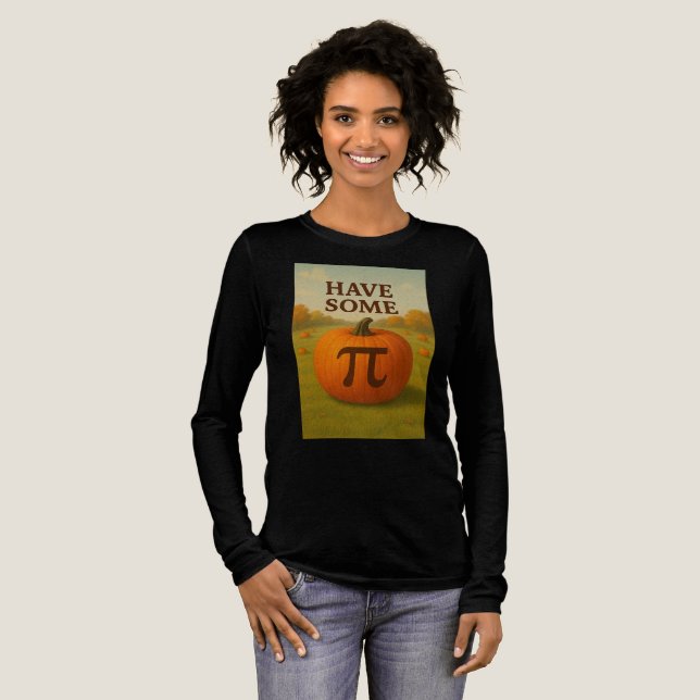 En Tri-matière Avoir un T-Shirt avec du Pumpkin Pi (Recto complet)