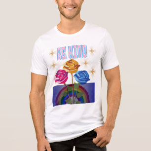 En Tri-matière Be Kind T-Shirt - Inspirational Positive Message S