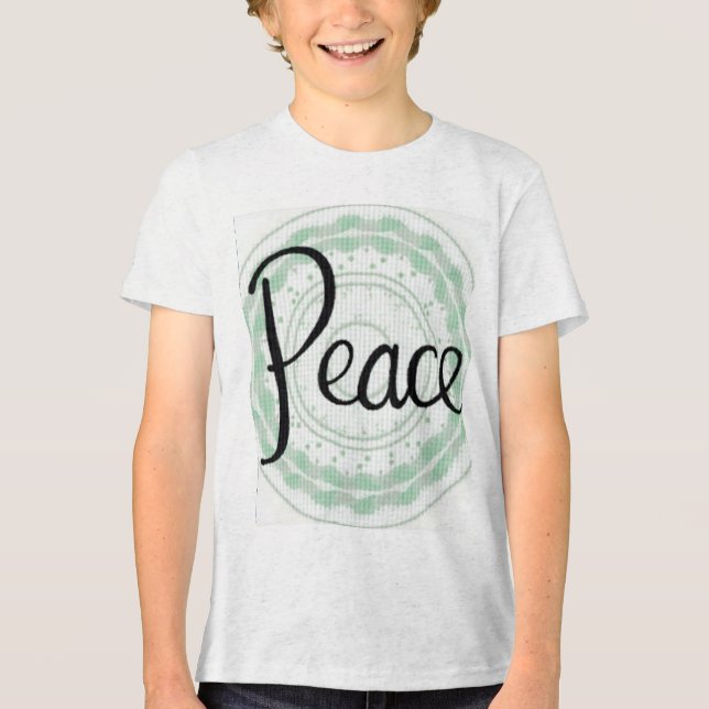 En Tri-matière beau t-shirt Garçons (Recto)