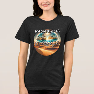 En Tri-matière Bella+Canvas T-Shirt Tri-blend pour Femme, Noir Un