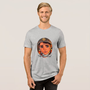 En Tri-matière Bella+Canvas T-Shirt tri-mélange, Noir uni Trible