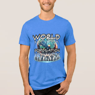 En Tri-matière Bella+Canvas T-Shirt tri-mélange, Noir uni Trible