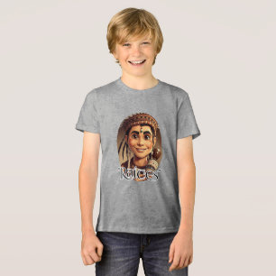 En Tri-matière Bella+Canvas T-Shirt Tri-mélange pour jeunes, Noir