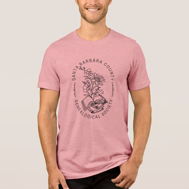En Tri-matière Books & Florals T-Shirt (Recto)