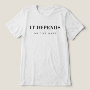 En Tri-matière Ça dépend du graphique de données T-shirt clair