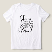 Célébrer le Supermom dans chaque T-shirt de la fêt