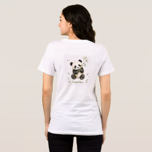 En Tri-matière C'est parti ! T-Shirt Trio de Panda Mignon Pyram
