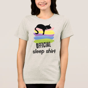 En Tri-matière Chemise de nuit officielle pour chat T-Shirt   Mod