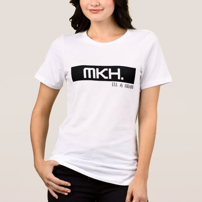 En Tri-matière Chemise T-shirt de la marque MKH.  (Recto)