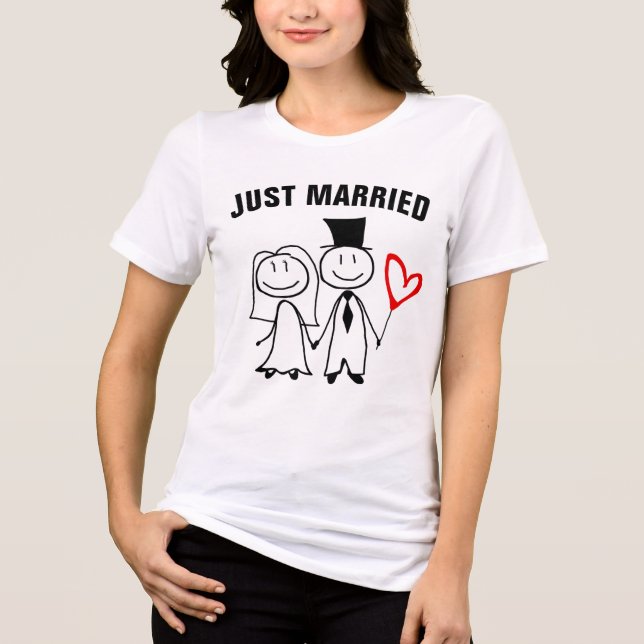  EN TRI-MATIÈRE CHEMISE T-SHIRT MARIÉS (Recto)