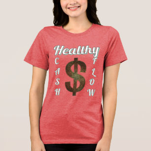 En Tri-matière Chemise T-shirt tri-mélange pour femmes Bella+Canv