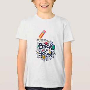 En Tri-matière Chemise T-shirt Tri-mélange pour jeunes Bella+Canv