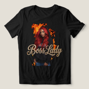 En Tri-matière Chemise Tri-Blend T-Shirt Boss Lady