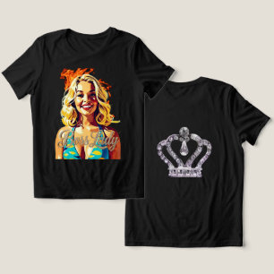 En Tri-matière Chemise Tri-Blend T-Shirt Femme Patronne