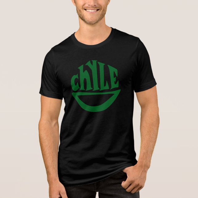 En Tri-matière Chyle Smile Special Edition Green & Black T-Shirt (Recto)