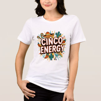En Tri-matière Cinco Energy Fiesta Retro T-Shirt