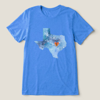 En Tri-matière CISV Austin Heart of Texas T-Shirt Homme