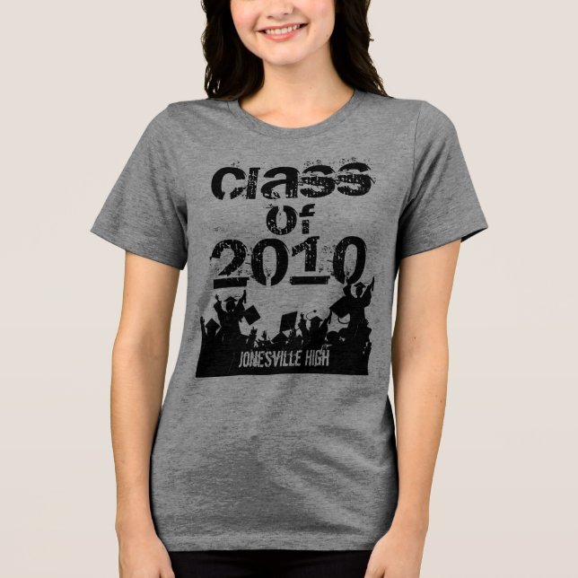 En Tri-matière Classe de T-shirt Graduation 2010 (Recto)