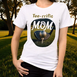En Tri-matière Conception de T-shirt Club, Balle de Golf sur Tee